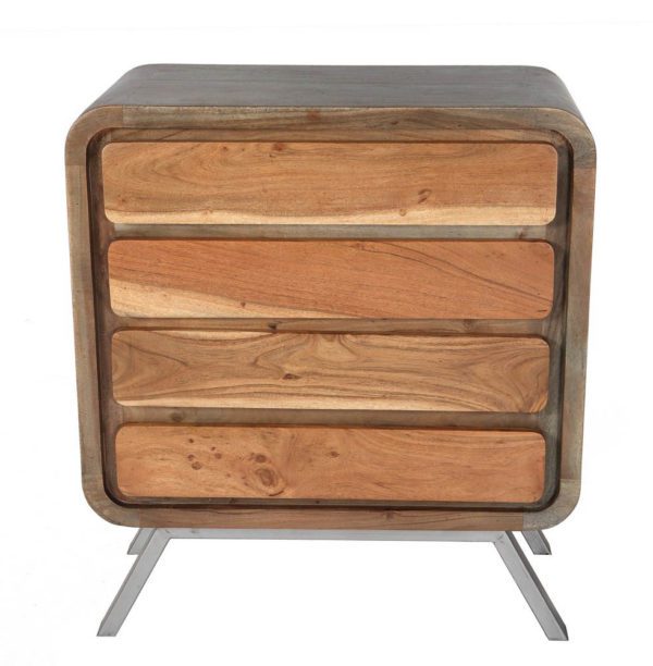 Redstone Acacia 4 Drawer Wide Chest