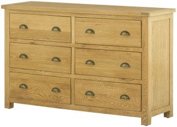 Tynedale Oak Chest of Drawers | Wax Finish | Fully Assembled