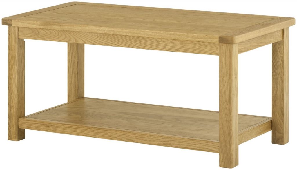 Tynedale Oak Small Console Table Wax Finish Oak World