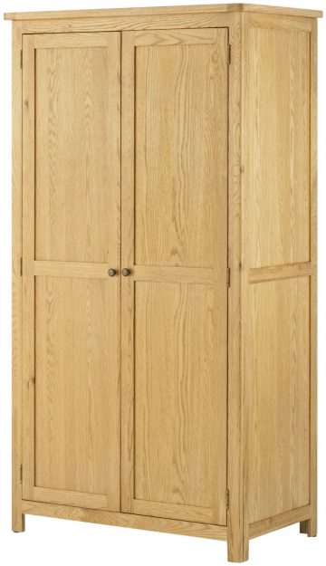 Tynedale Oak Double Wardrobe | Wax Finish