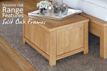 Tynedale Oak 3′ Single Bed | Wax Finish