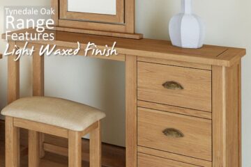 Tynedale Oak 3′ Single Bed | Wax Finish