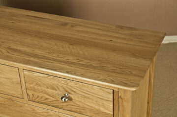 Wellington Oak 3 Over 4 Chest of Drawers | Assembled