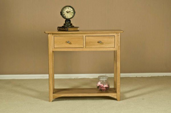 Wellington Oak Console Table