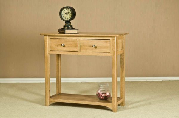 Wellington Oak Console Table