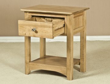 Wellington Oak Night Stand | Fully Assembled