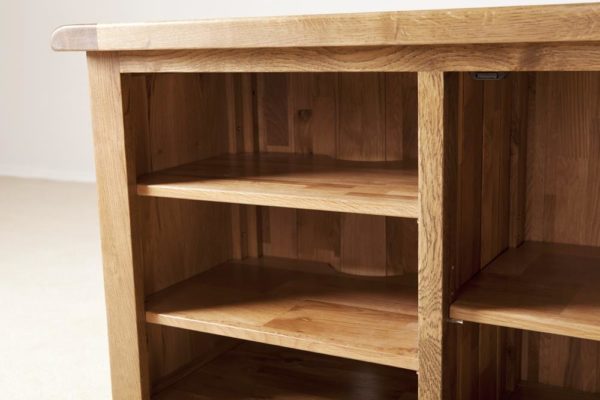 Ambleside Rustic Oak Standard TV Cabinet | Clearance