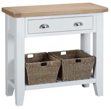 Woodbridge White Console Table