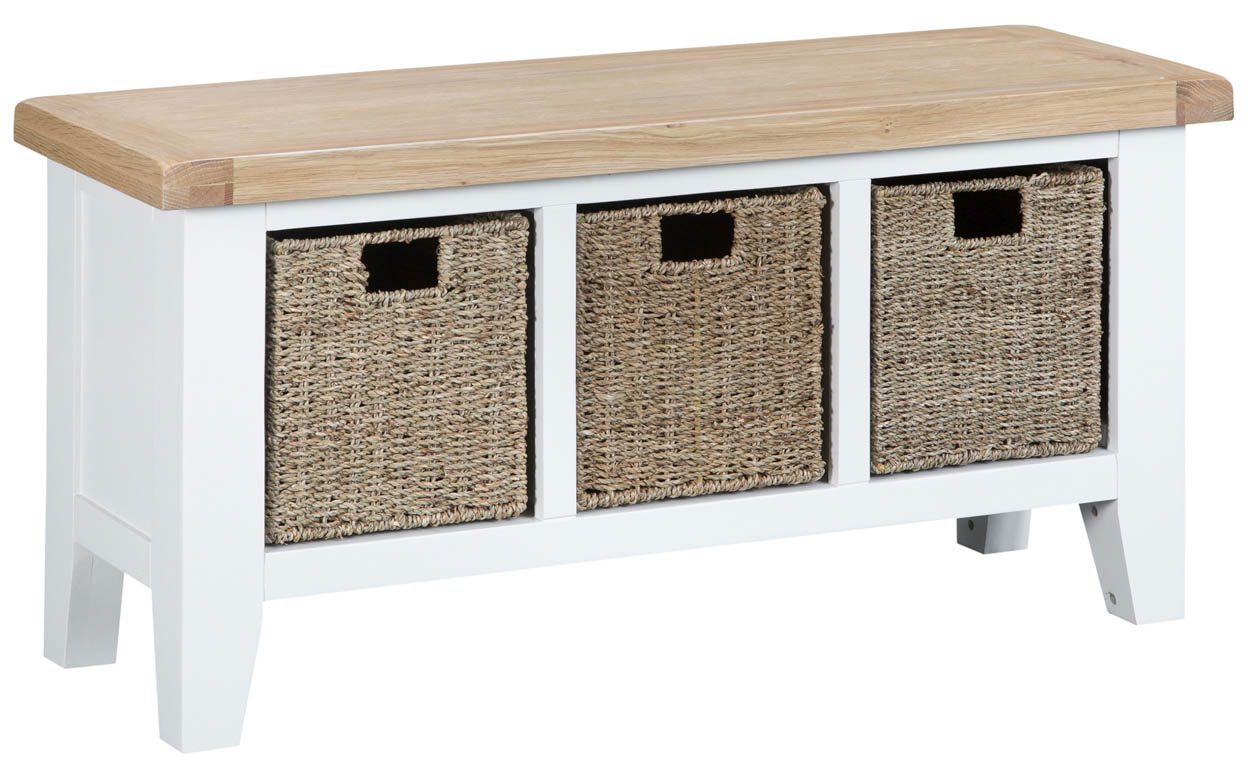 Woodbridge White Hall Bench Oak World