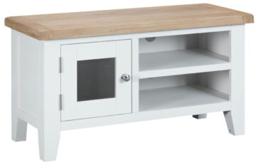 Woodbridge White TV Unit | Fully Assembled