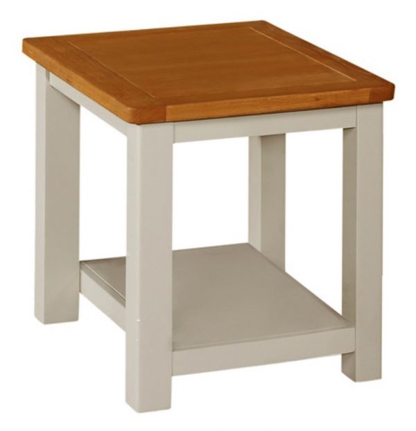 Tynedale Stone Grey Painted Lamp Table