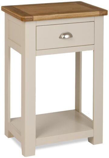 Tynedale Stone Grey Painted Small Console Table | Clearance