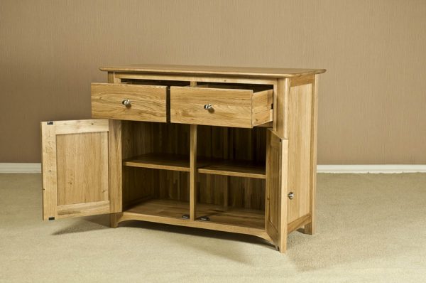 Wellington Oak Small Sideboard | Fully Assembled