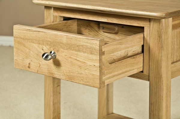 Wellington Oak Night Stand | Fully Assembled