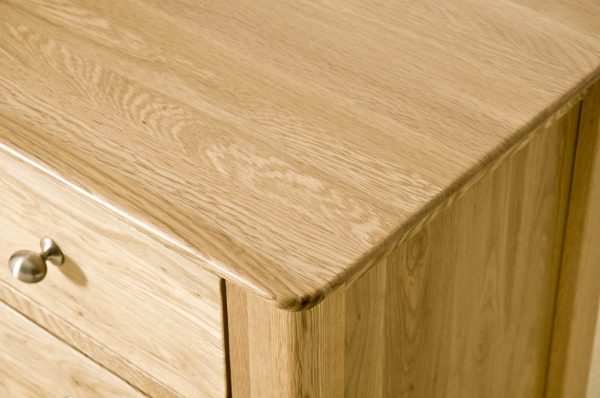 Wellington Oak Bedside Cabinet | Fully Assembled