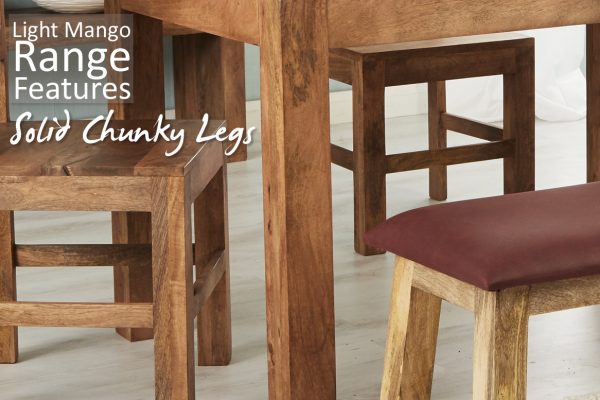 Malda Light Mango Cubed Nest of Tables