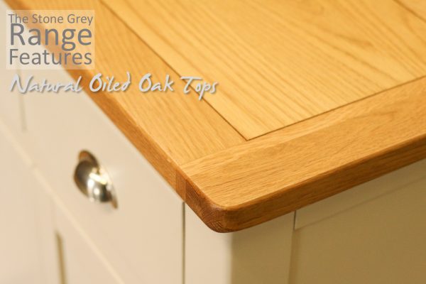 Tynedale Stone Grey Painted Table Vanity Mirror