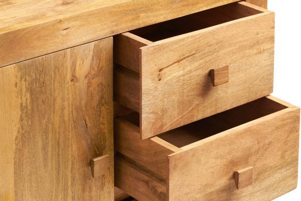 Malda Light Mango Small Sideboard | Fully Assembled