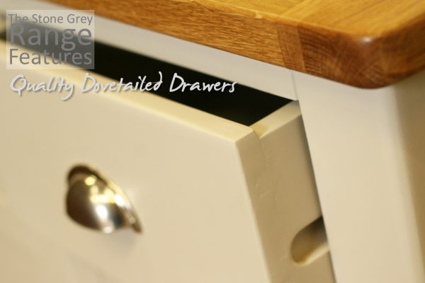 Tynedale Stone Grey Painted Small Console Table