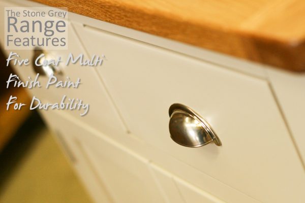 Tynedale Stone Grey Painted 2 Drawer Console Table