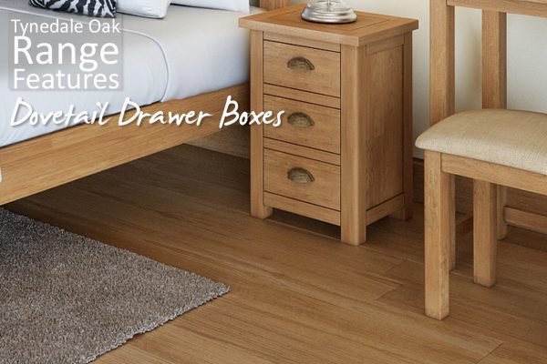 Tynedale Oak Corner TV Cabinet | Wax Finish | Fully Assembled