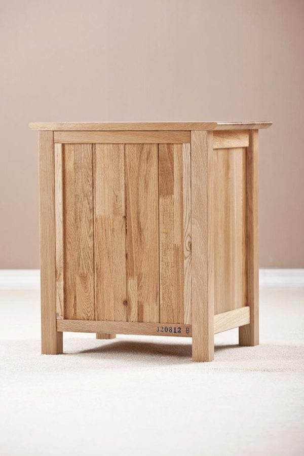 Devon Oak Bedside Cabinet | Fully Assembled | Clearance