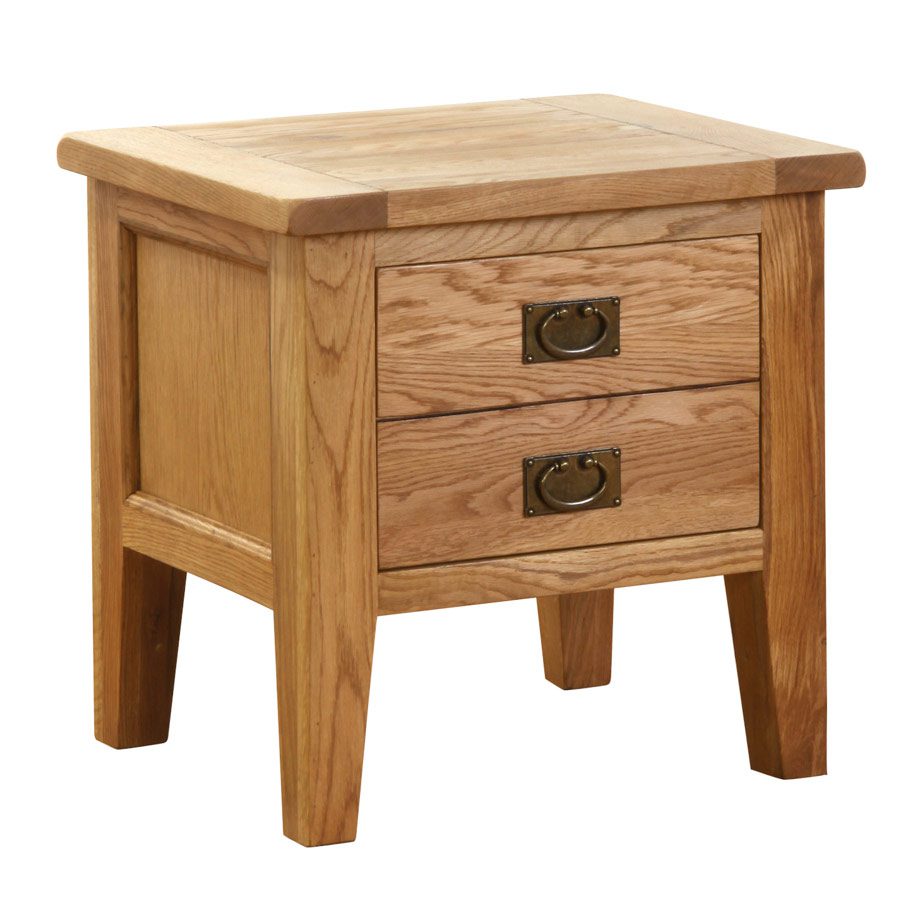 Sherwood Oak 1 Drawer BedsideLamp Sherwood Oak 1 Drawer BedsideLamp