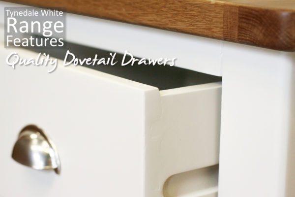 Tynedale White Painted Extending 4' 7 Dining Table | 140 - 180cm