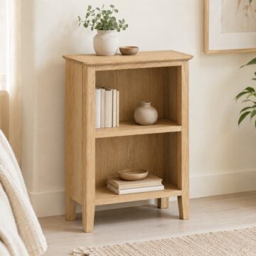 Denby Oak Small Bookcase