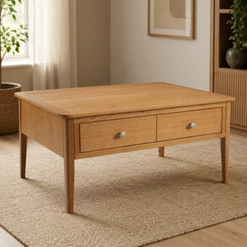 Denby Oak 1 Drawer Coffee Table