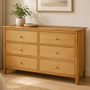 Denby Oak Chest Of Drawers | Assembled