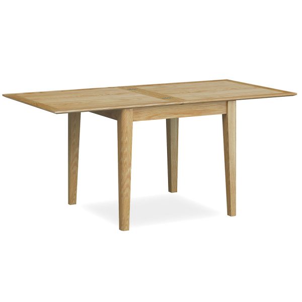Denby 2ft 9 Flip Top Extending Oak Dining Table