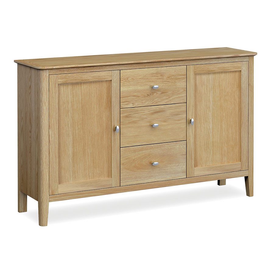 Denby Large Oak Sideboard No Assembly Required