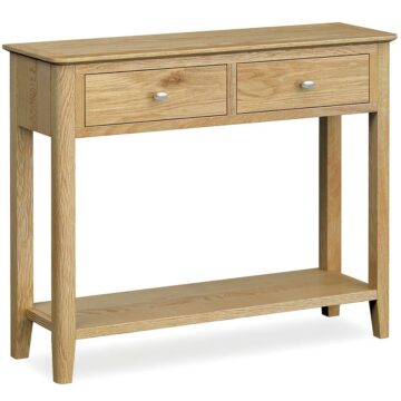 Denby Oak Console Table