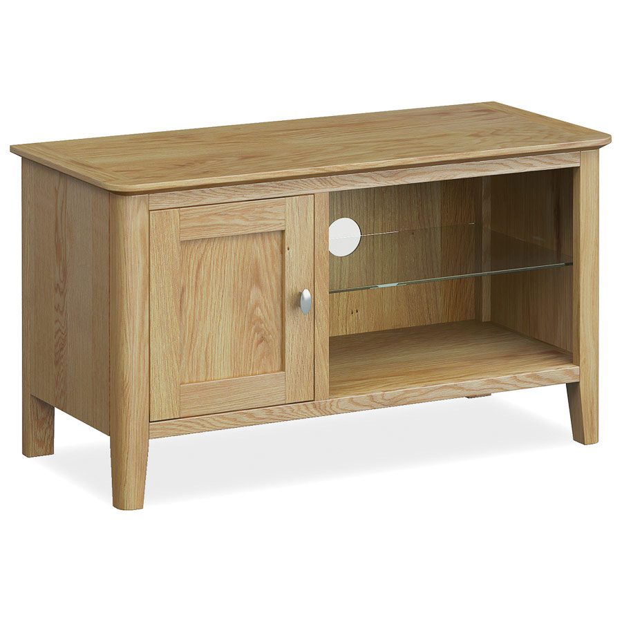 Denby Small Oak TV No Assembly Required