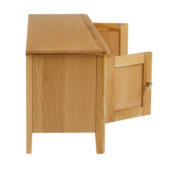 Denby Large Oak TV Cabinet | Fully Assembled