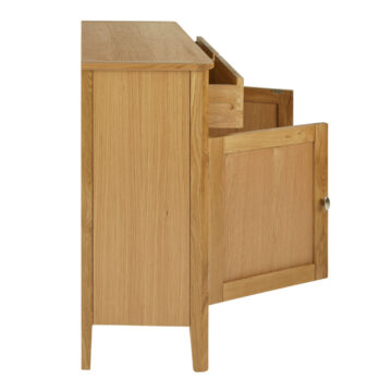 Denby Oak 2 Door 2 Drawer Small Sideboard | Assembled