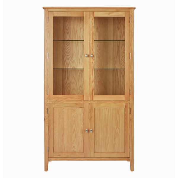 Denby Oak Display Cabinet