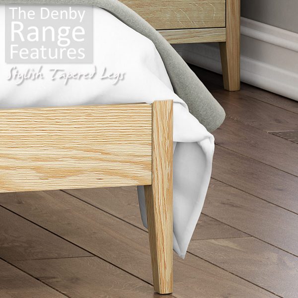 Denby Oak 2 Over 3 Chest Of Drawers | Fully Assembled | Clearance