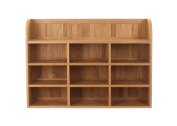North Bay Oak Reversible Wall Rack