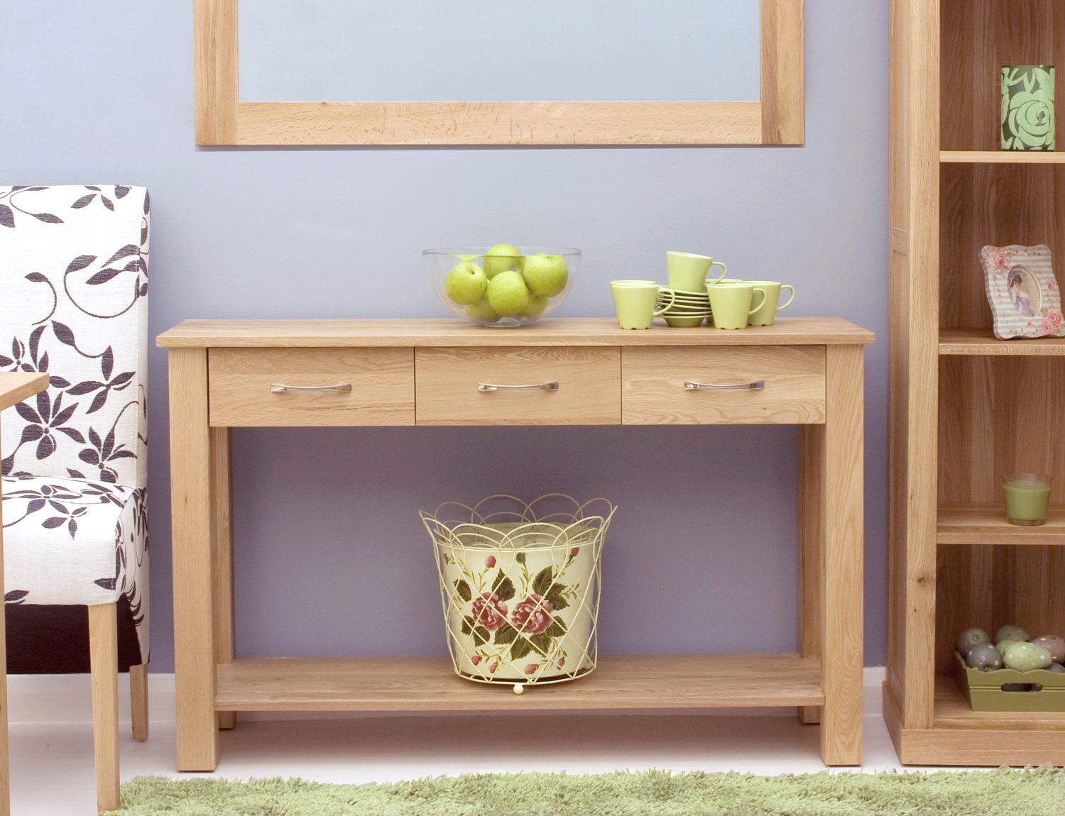 Baumhaus Mobel Oak Console Table