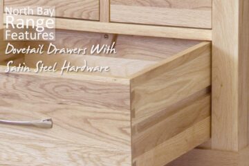 North Bay Oak 4 Drawer Coffee Table | Assembled