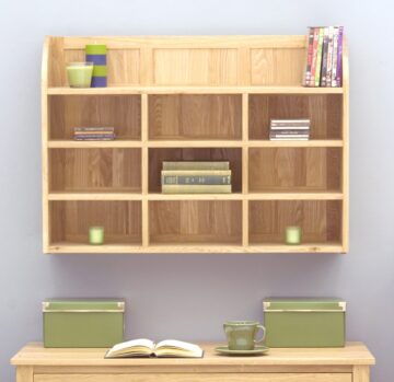 North Bay Oak Reversible Wall Rack