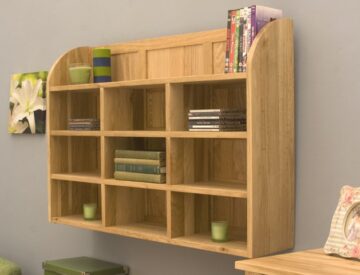 North Bay Oak Reversible Wall Rack