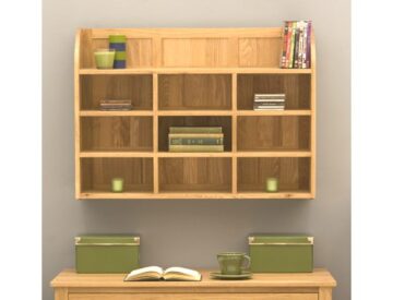North Bay Oak Reversible Wall Rack