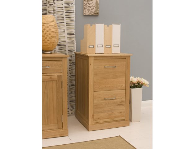 North Bay Oak Two Drawer Filing Cabinet Oak World