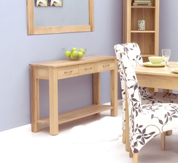 North Bay Oak Console Table