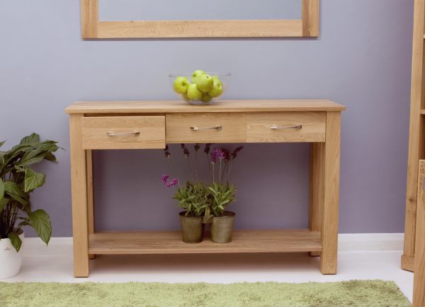North Bay Oak Console Table