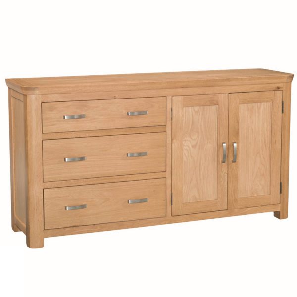 Stanhope Oak Large Sideboard | Fully Assembled