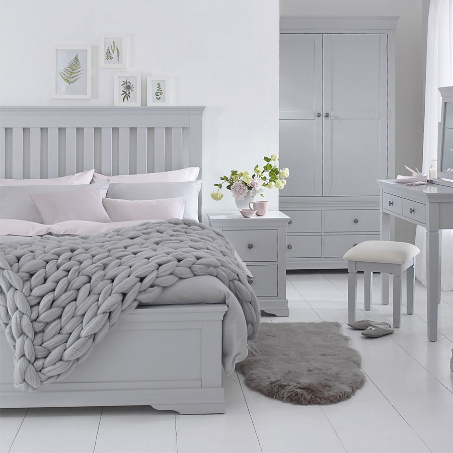 Kirkstone Moonlight Grey Single Bed